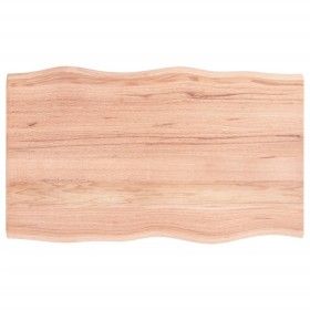 Treated oak wood table top with natural edge 100x60x2 cm by vidaXL, Table tops - Ref: Foro24-363953, Price: 47,84 €, Discount: %