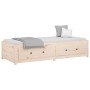 Solid pine wood sofa bed 75x190 cm by vidaXL, Beds and slatted bases - Ref: Foro24-821599, Price: 143,29 €, Discount: %