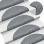 Felpudos autoadhesivos para escaleras, 5 unidades, gris claro