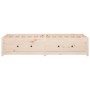 Solid pine wood sofa bed 75x190 cm by vidaXL, Beds and slatted bases - Ref: Foro24-821599, Price: 143,29 €, Discount: %