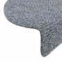 Felpudos autoadhesivos para escaleras, 5 unidades, gris claro