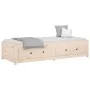 Sofá cama madera maciza de pino 90x200 cm de vidaXL, Camas y somieres - Ref: Foro24-821589, Precio: 148,79 €, Descuento: %