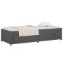 Sofá cama madera maciza de pino gris 90x200 cm de vidaXL, Camas y somieres - Ref: Foro24-821591, Precio: 207,96 €, Descuento: %