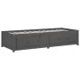 Sofá cama madera maciza de pino gris 90x200 cm de vidaXL, Camas y somieres - Ref: Foro24-821591, Precio: 207,96 €, Descuento: %