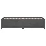 Sofá cama madera maciza de pino gris 90x200 cm de vidaXL, Camas y somieres - Ref: Foro24-821591, Precio: 207,96 €, Descuento: %