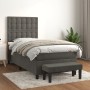 Box spring bed with dark gray velvet mattress 80x200 cm by vidaXL, Beds and slatted bases - Ref: Foro24-3138050, Price: 365,7...