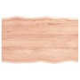Treated oak wood table top with natural edge 80x50x2 cm by vidaXL, Table tops - Ref: Foro24-363941, Price: 55,73 €, Discount: %