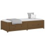 Honey brown solid pine wood sofa bed 90x190 cm by vidaXL, Beds and slatted bases - Ref: Foro24-821597, Price: 206,57 €, Disco...