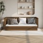 Sofá cama madera maciza de pino marrón miel 100x200 cm de vidaXL, Camas y somieres - Ref: Foro24-821572, Precio: 159,96 €, De...