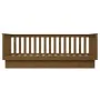 Solid pine wood sofa bed honey brown 100x200 cm by vidaXL, Beds and slatted bases - Ref: Foro24-821572, Price: 159,96 €, Disc...