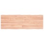 Treated wood table board with natural brown edge, 120x40x(2-4)cm. by vidaXL, Table tops - Ref: Foro24-363956, Price: 35,54 €,...