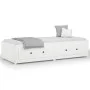 Sofá cama madera maciza de pino blanco 90x200 cm de vidaXL, Camas y somieres - Ref: Foro24-821590, Precio: 248,11 €, Descuent...