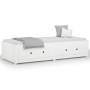Solid white pine wood sofa bed 90x200 cm by vidaXL, Beds and slatted bases - Ref: Foro24-821590, Price: 248,26 €, Discount: %