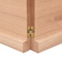 Treated wood table board with natural brown edge, 120x40x(2-4)cm. by vidaXL, Table tops - Ref: Foro24-363956, Price: 35,54 €,...