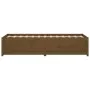 Honey brown solid pine wood sofa bed 75x190 cm by vidaXL, Beds and slatted bases - Ref: Foro24-821602, Price: 168,52 €, Disco...