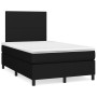 Box spring bed with black fabric mattress 120x200 cm by vidaXL, Beds and slatted bases - Ref: Foro24-3141603, Price: 430,55 €...