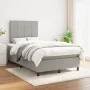 Box spring bed with light gray fabric mattress 120x200 cm by vidaXL, Beds and slatted bases - Ref: Foro24-3141761, Price: 400...