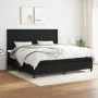 Cama box spring con colchón tela negro 200x200 cm de vidaXL, Camas y somieres - Ref: Foro24-3141643, Precio: 642,52 €, Descue...