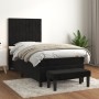 Box spring bed with black velvet mattress 90x200 cm by vidaXL, Beds and slatted bases - Ref: Foro24-3137943, Price: 366,32 €,...