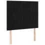 Box spring bed with black velvet mattress 90x200 cm by vidaXL, Beds and slatted bases - Ref: Foro24-3137943, Price: 346,59 €,...