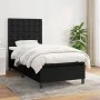 Box spring bed with black fabric mattress 90x200 cm by vidaXL, Beds and slatted bases - Ref: Foro24-3142067, Price: 335,52 €,...