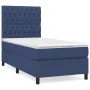 Box spring bed with blue fabric mattress 90x200 cm by vidaXL, Beds and slatted bases - Ref: Foro24-3141991, Price: 352,78 €, ...