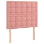 Box spring bed with pink velvet mattress 80x200 cm by vidaXL, Beds and slatted bases - Ref: Foro24-3138054, Price: 351,01 €, ...