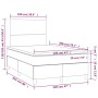 Box spring bed with taupe gray fabric mattress 120x200 cm by vidaXL, Beds and slatted bases - Ref: Foro24-3141605, Price: 400...
