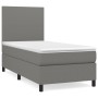 Boxspringbett mit dunkelgrauer Stoffmatratze 90x200 cm von vidaXL, Betten und Lattenroste - Ref: Foro24-3141586, Preis: 369,0...