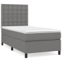Boxspringbett mit dunkelgrauer Stoffmatratze 90x200 cm von vidaXL, Betten und Lattenroste - Ref: Foro24-3142066, Preis: 374,6...
