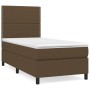 Boxspringbett mit dunkelbrauner Stoffmatratze 100x200 cm von vidaXL, Betten und Lattenroste - Ref: Foro24-3141676, Preis: 343...