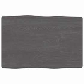 Behandeltes Holzbrett mit lebendiger brauner Kante 60x40x(2-4) cm von vidaXL, Tischplatten - Ref: Foro24-363996, Preis: 34,80...
