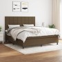 Box spring bed with dark brown fabric mattress 180x200 cm by vidaXL, Beds and slatted bases - Ref: Foro24-3141796, Price: 611...