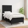 Box spring bed with black fabric mattress 100x200 cm by vidaXL, Beds and slatted bases - Ref: Foro24-3141755, Price: 329,34 €...