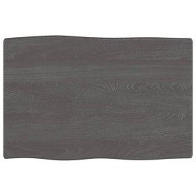 Treated wood table top brown live edge 60x40x(2-6) cm by vidaXL, Table tops - Ref: Foro24-363997, Price: 35,54 €, Discount: %