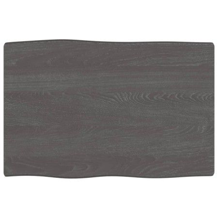 Treated wood table top brown live edge 60x40x(2-6) cm by vidaXL, Table tops - Ref: Foro24-363997, Price: 35,54 €, Discount: %