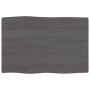 Treated wood table top brown live edge 60x40x(2-6) cm by vidaXL, Table tops - Ref: Foro24-363997, Price: 35,54 €, Discount: %