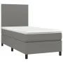 Box spring bed with dark gray fabric mattress 80x200 cm by vidaXL, Beds and slatted bases - Ref: Foro24-3141570, Price: 348,6...