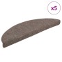 Felpudos autoadhesivos para escaleras, 5 unidades, beige