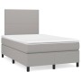 Boxspringbett mit hellgrauer Stoffmatratze 120x200 cm von vidaXL, Betten und Lattenroste - Ref: Foro24-3141601, Preis: 407,07...