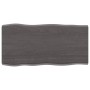 Tablero mesa madera tratada borde vivo marrón 80x40x(2-4) cm by vidaXL, Table tops - Ref: Foro24-364005, Price: 36,91 €, Disc...