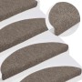 Felpudos autoadhesivos para escaleras, 5 unidades, beige