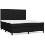 Boxspringbett mit schwarzer Stoffmatratze 180x200 cm von vidaXL, Betten und Lattenroste - Ref: Foro24-3141635, Preis: 640,59 ...