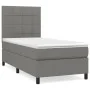 Box spring bed with dark gray fabric mattress 80x200 cm by vidaXL, Beds and slatted bases - Ref: Foro24-3141730, Price: 377,9...