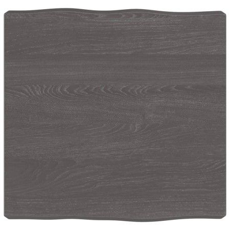 Behandeltes Holzbrett mit lebendigem Rand in Braun 40x40x(2-6) cm von vidaXL, Tischplatten - Ref: Foro24-363994, Preis: 30,48...