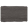 Tablero mesa madera tratada borde vivo marrón 80x50x(2-4) cm de vidaXL, Tableros para mesas - Ref: Foro24-364008, Precio: 42,...