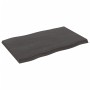 Treated wood table top brown live edge 80x50x(2-4) cm by vidaXL, Table tops - Ref: Foro24-364008, Price: 42,37 €, Discount: %