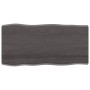Tablero mesa madera tratada borde vivo marrón 100x50x(2-6) cm by vidaXL, Table tops - Ref: Foro24-364018, Price: 61,52 €, Dis...