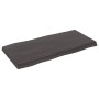Tablero mesa madera tratada borde vivo marrón 100x50x(2-6) cm by vidaXL, Table tops - Ref: Foro24-364018, Price: 61,52 €, Dis...