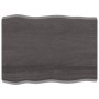 Treated wood table top brown live edge 80x60x(2-6) cm by vidaXL, Table tops - Ref: Foro24-364012, Price: 58,78 €, Discount: %